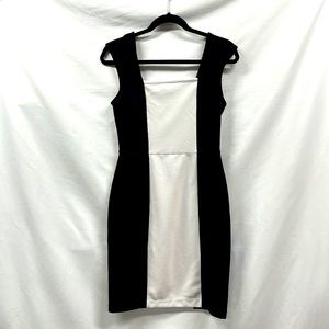 Worthington Size 4 Black/White Sleeveless Dress